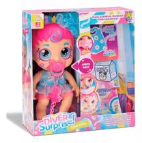Boneca Diver Surprise Baby Interativa - Luz, Mama e Chora - 8235 - Diver Toys