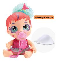 Boneca Diver Surprise Baby Mama E Chora Sai Lágrimas Com Chupeta de LED - Divertoys