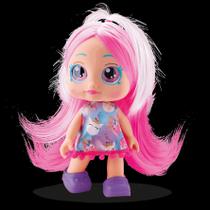 Boneca Diver Surprise com Acessórios Cabelo Rosa com Surpresas Brinquedo Infantil Menina