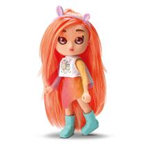 Boneca Diver Surprise Fashion K-pop Laranja c/acessorios