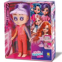 Boneca Diver Surprise Fashion Roxa Divertoys