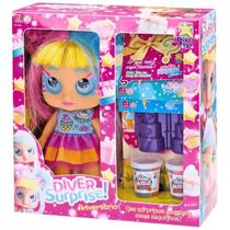Boneca Diver Surprise Festa de Aniversário Cupcake com Massinha Divertoys Boneca Diver Surprise Festa de Aniversário Cupcake com Massinha Divertoys
