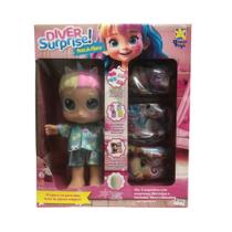 Boneca Diver Surprise Festa do Pijama - 7898639383259