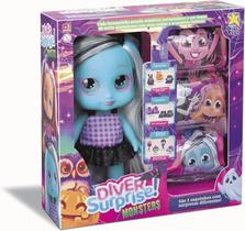 Boneca Diver Surprise Série Monsters Zumbelina Divertoys