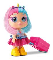 Boneca Diver Surprise Vamos Viajar Azul E Rosa com Acessórios Surpresa Brinquedo Infantil Menina