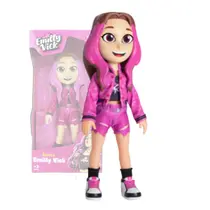 Boneca Divertida Emilly Vick Youtuber Dos Rosa