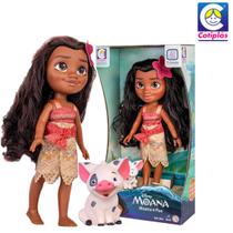 Boneca do Filme Moana E o Porquinho Pua Disney Licenciado 2600 Cotiplás