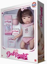 Boneca Doll Realist Small Tipo Reborn Com Acessórios - Sidnyl