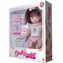 Boneca Doll Realista Com Cabelo Small Coleção - Sidnyl - SID NYL