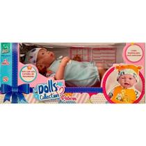 Boneca Dolls Collection Reborno Super Toys ref 61824 Boneca Dolls Collection Reborno Super Toys ref 61824