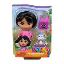 Boneca Dora Aventureira 6" com Macaco Botas e Mochila