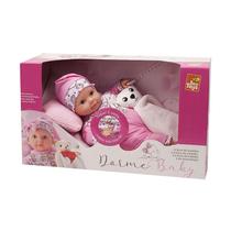 Boneca Dorme Baby com Acessórios - 0890 - Bee Toys - ROTOBRINQ / BEE TOYS