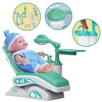 Boneca Doutor DM Dentista Azul DM TOYS Boneca Doutor DM Dentista Azul DM TOYS