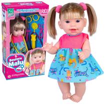 Boneca Doutora Malu Médica Articulada 31Cm com Acessórios Boneca Doutora Malu Médica Articulada 31Cm com Acessórios