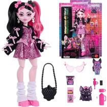 Boneca Draculaura Monster High Com Acessorios - Mattel