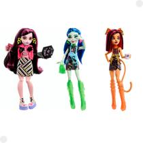 Boneca Draculaura Toralei Ghoulia Yelps HNF78 - Mattel