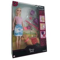 Boneca Dream Doll Lovely Dogwalker Candide Boneca Dream Doll Lovely Dogwalker Candide