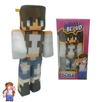 Boneca Duda Berud Minecraft Streamers 35 Cm Jogo Lançamento