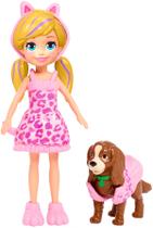 Boneca E Acessórios Polly Pocket E Cachorrinho Com Fantasias - Mattel