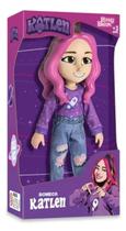Boneca e Personagem Dos Rosa Katlen 26 cm - Baby Brink