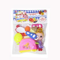 Boneca Educational Toys Na Solapa Com Acessorios Sortidos