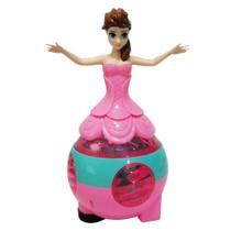 Boneca Electric Toy Bate E Volta Com Som E Luz Colors