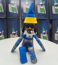 Boneca elfa de Natal Snoop On A Stoop 25 cm de resina não tecida