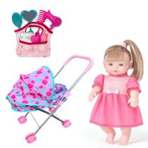 Boneca Elisi Fala 30 Frases Carrinho Berço Bolsa Maternidade Boneca Elisi Fala 30 Frases Carrinho Berço Bolsa Maternidade