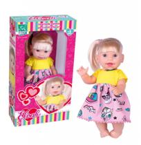 Boneca Eloah 41Cm Baby Bebê - Super Toys 507