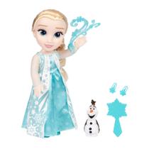 Boneca Elsa Canta - Frozen Disney - Com Figura de Olaf