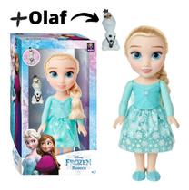 Boneca Elsa Clássica Frozen 2 Princesas Disney + Olaf Original