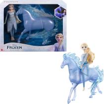 Boneca Elsa e Cavalo Nokk - Conjunto Mattel Disney Frozen