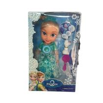 Boneca Elsa Frozen 2 Com Som E Luz Musical 33Cm De Altura
