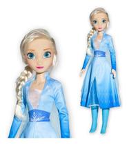 Boneca Elsa Frozen 2 Grande 55 Cm Disney Princesa