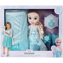 Boneca Elsa Frozen Com Acessórios Disney Multikids BR2330