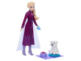 Boneca Elsa Frozen Disney com Bebê Urso Polar Mattel Boneca Elsa Frozen Disney com Bebê Urso Polar Mattel