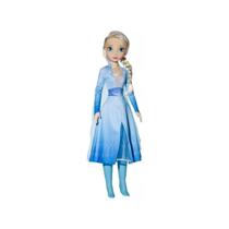 Boneca Elsa Frozen II BabyBrink Mini My Size 55cm