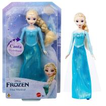 Boneca Elsa Musical - Frozen - Princesas Disney - Mattel