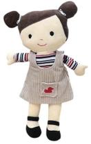 Boneca em Plush Cabelo Castanho Boneca em Plush Cabelo Castanho