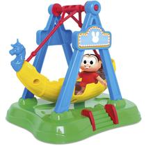 Boneca Em Vinil Macio Monica Parque De Diversao Barco Viking Infantil - Samba Toys