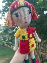Boneca Emília amigurumi
