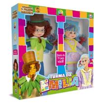 Boneca Emilia + Visconde Sabugosa Turma da Emilia - O Picapau Amarelo Oficial