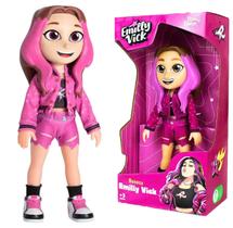 Boneca Emilly Vick Dos Rosa Influencer Infantil em Vinil Articulado 25cm Boneca Emilly Vick Dos Rosa Influencer Infantil em Vinil Articulado 25cm