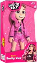 Boneca emilly vick dos rosa - novabrink