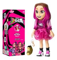 Boneca Emilly Vick Musical Dos Rosa Youtuber Infantil 25cm - Nova Brink