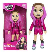 Boneca Emilly Vick Youtuber Dos Rosa 25cm - Baby Brink