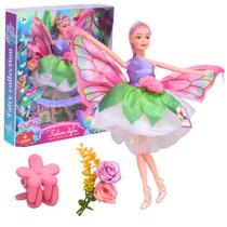Boneca Emily Fadinha Borboleta Articulada Rosa - Castela Boneca Emily Fadinha Borboleta Articulada Rosa - Castela