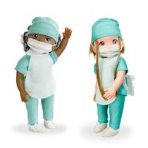 Boneca Enfermeira Médica Lari And Me C/ Acessórios - Roma - Roma Brinquedos