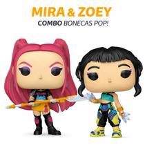 Boneca Estilo Kpop Combo 2 Bonecas Mira Zoey Decorativa Ação Presente em estoque