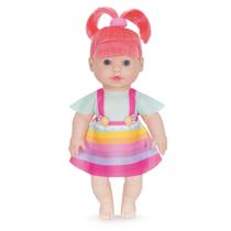 Boneca Estilosa Colors Sapekinha Pepita Menina Bebê Milk 771